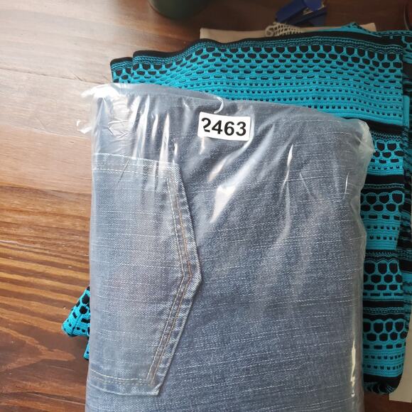 Carbon2Cobalt Jeans Mens 38 Blue Denim Straight Leg Selvedge - Picture 10 of 10